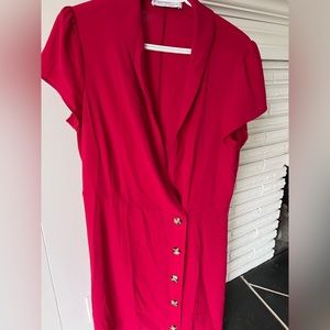 Hot pink Mango dress